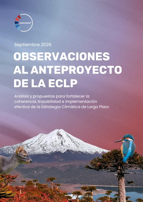 Observaciones al Anteproyecto de la Estrategia Climática de Largo Plazo 2026